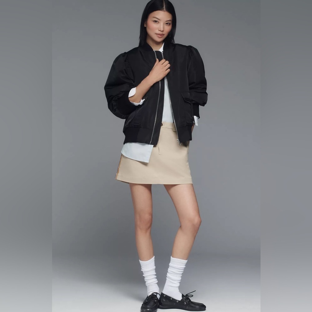 NWT Avec Les Filles Oversized Bomber
Jacket